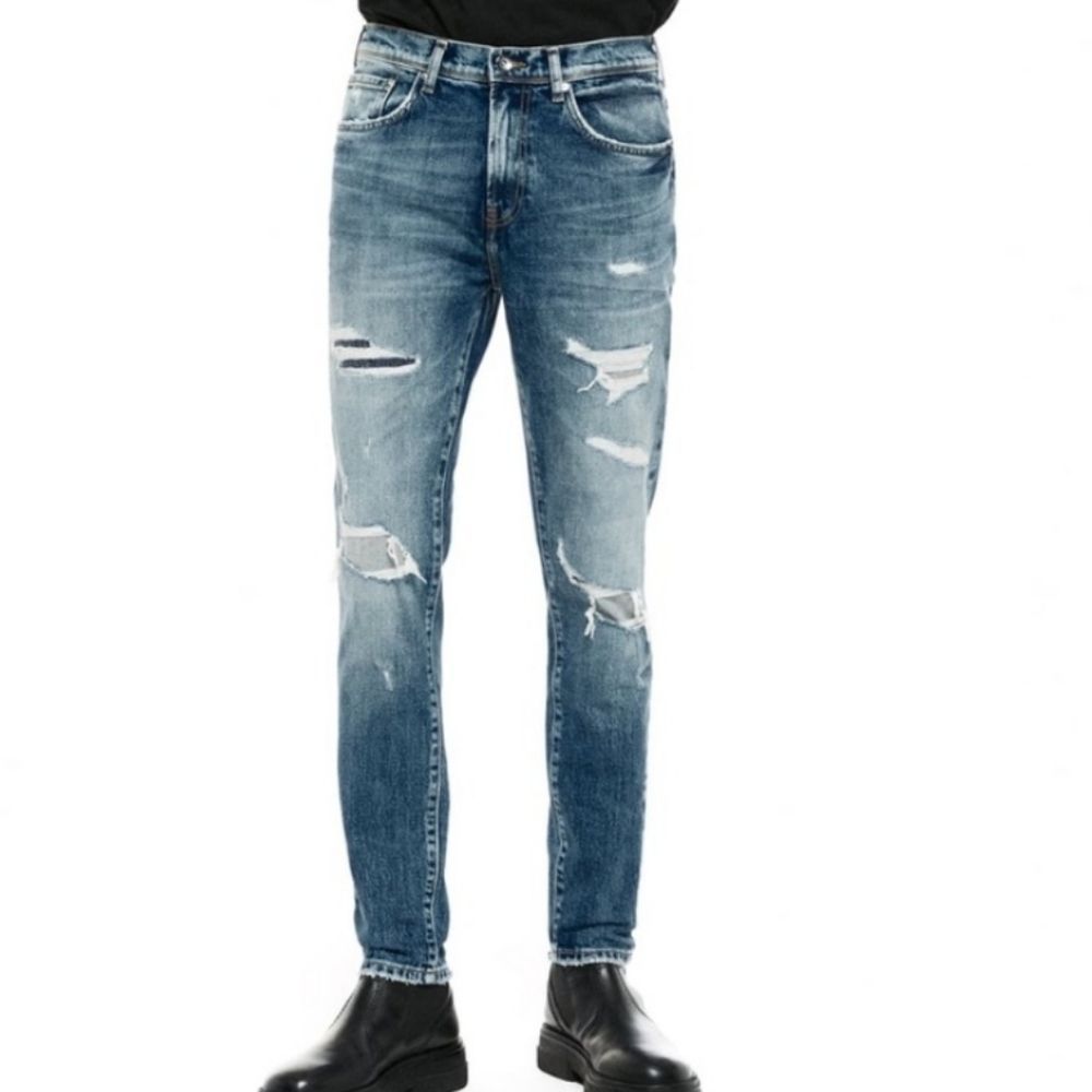 Zara Blue Distressed Men's Jeans Sz 31 x 29